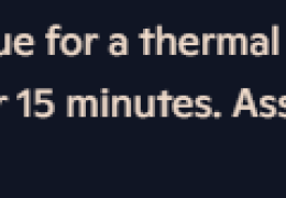 Calculate the F-value for a thermal sterilization process where the product is held at 120°C for 15 minutes. Assume the D-value at 121°C is 2 minutes.